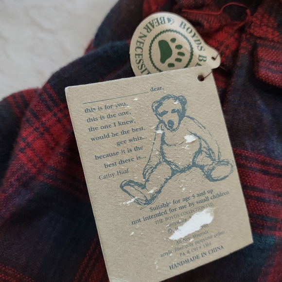 Boyds Bears Investment Collectible Bear Necessities 1997 Retired Handmade - Picture 7 of 8